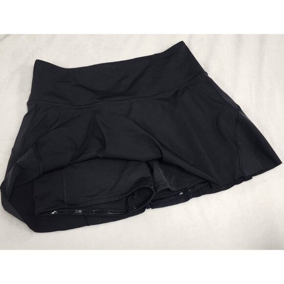 Athleta Ace Tennis Skort 13.5" Black Medium - Picture 7 of 7